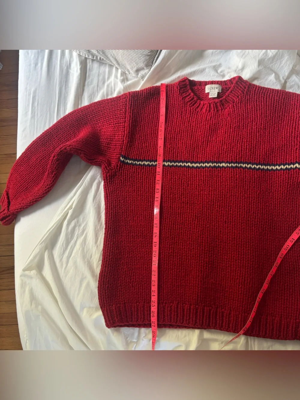 Vintage J. Crew hand-knit 100% wool sweater